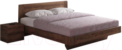 Каркас кровати Drewood Пиастр 160x200 / ПИ.003.400.000.00 (шоколад) - фото