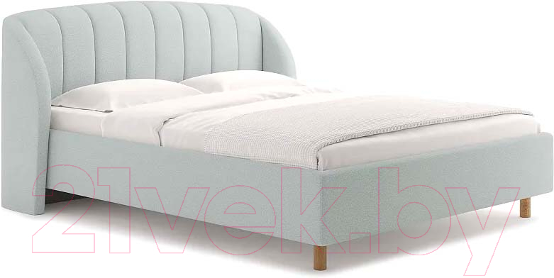 Каркас кровати Сонум Valencia 200x200 (тедди пепельный) - фото