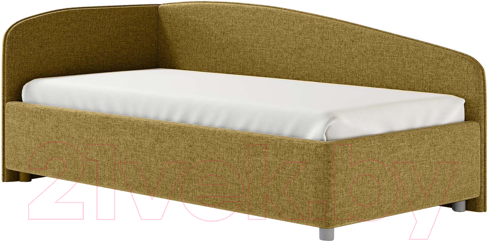 Каркас кровати Сонум Paola L 90x200 (кашемир горчичный) - фото