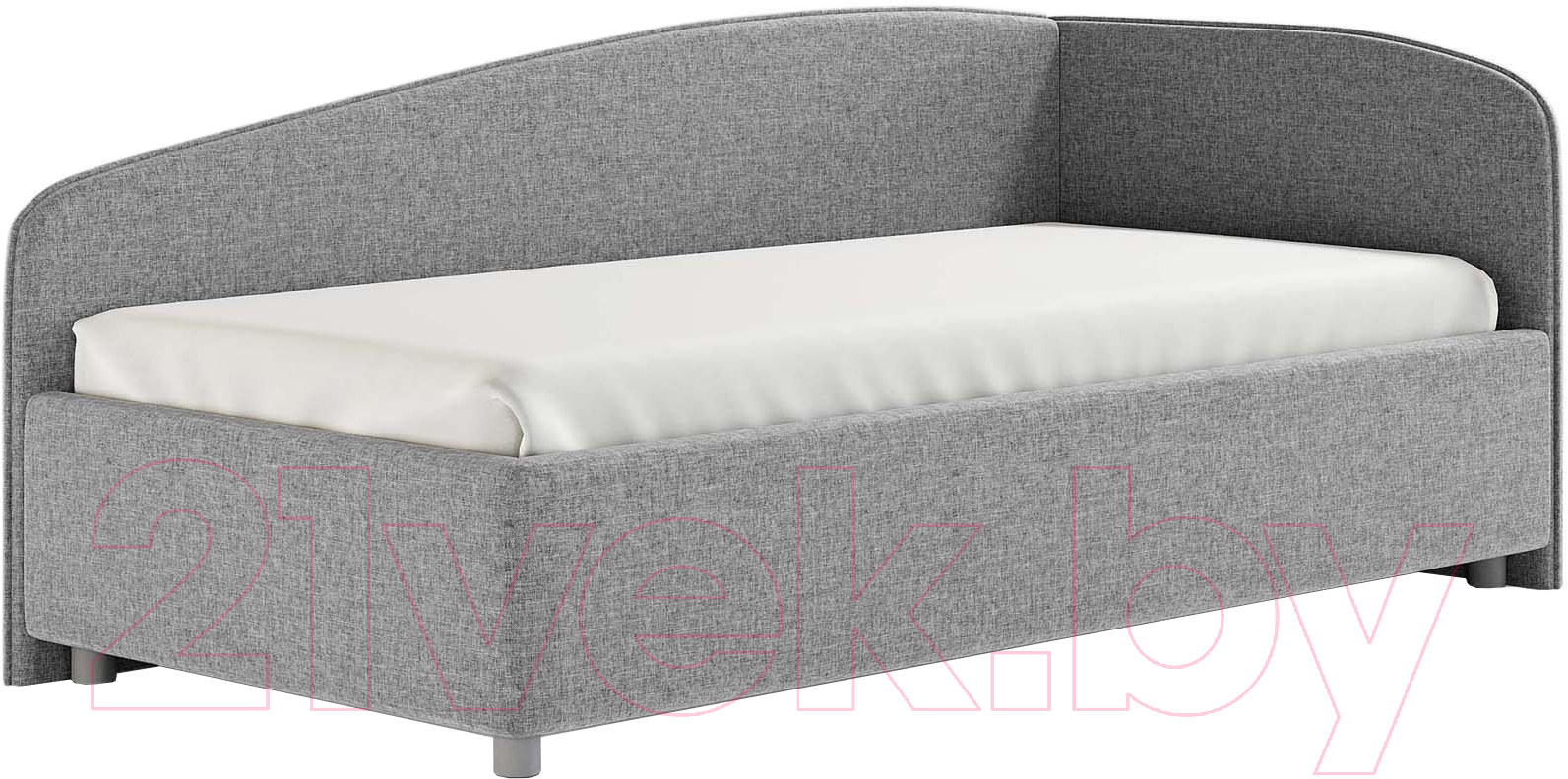 Каркас кровати Сонум Paola R 90x200 (кашемир светло-серый) - фото