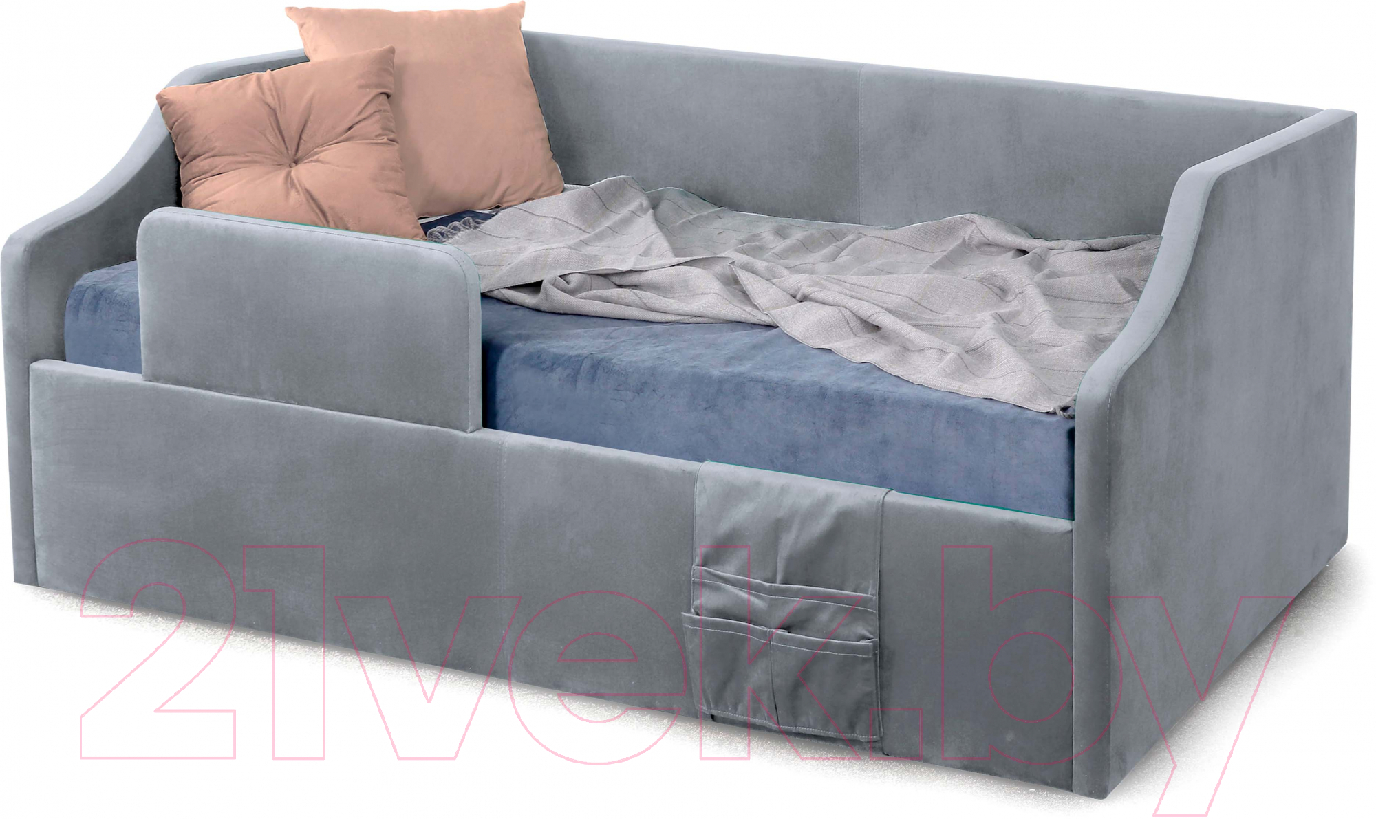 Кровать-тахта Мебельград Дрим Стандарт (мора серый) - фото