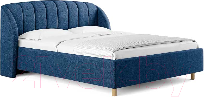 Каркас кровати Сонум Valencia 200x200 (рогожка деним) - фото