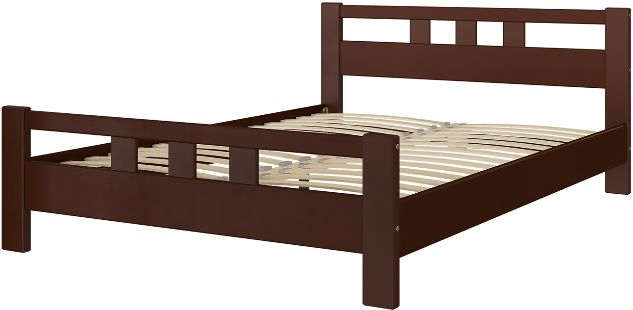 Каркас кровати Bravo Мебель Вероника 2 140x200 (орех) - фото