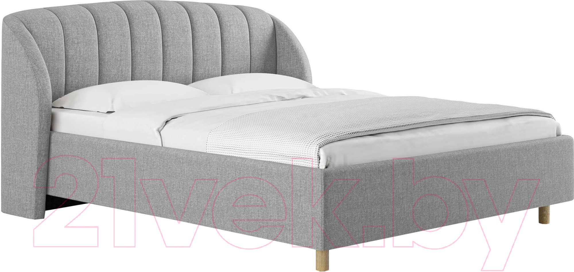 Каркас кровати Сонум Valencia 90x200 (кашемир светло-серый) - фото