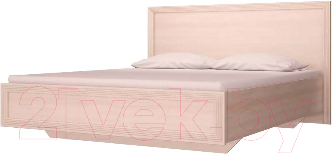 Каркас кровати Stolline Орион / СТЛ.225.31 (ясень шимо светлый/лен) - фото