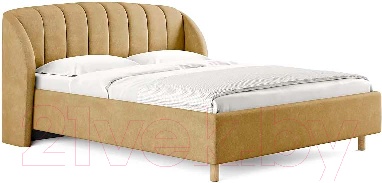 Каркас кровати Сонум Valencia 200x200 (эвита горчичный) - фото