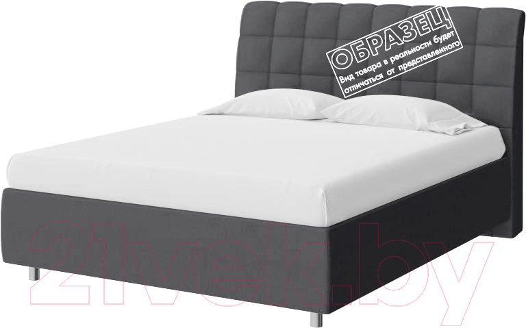 Каркас кровати Proson Volumo Тетра 90x200 (графит) - фото