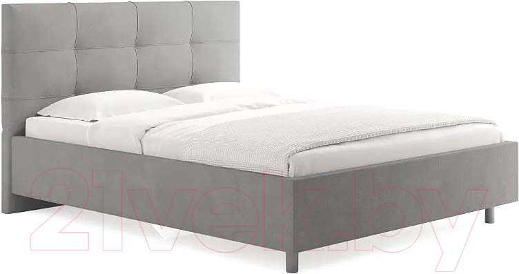 Каркас кровати Сонум Caprice 200x200 (замша серый) - фото