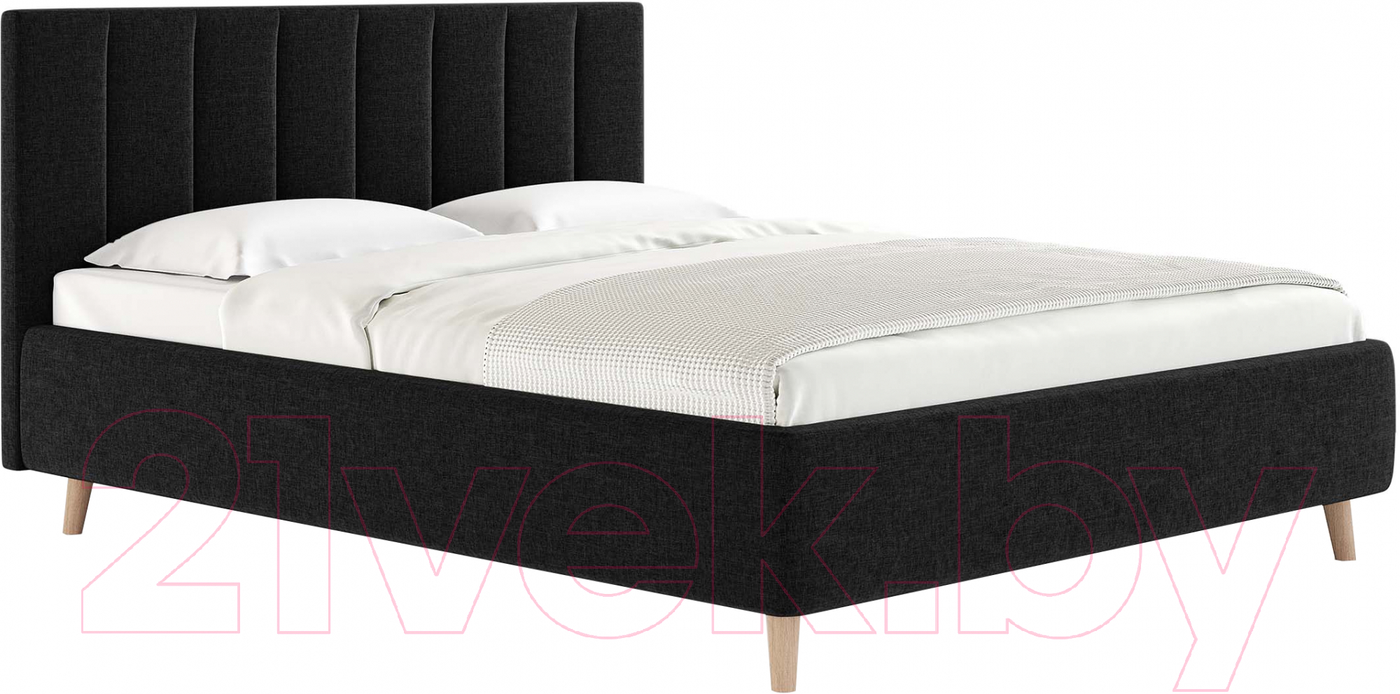 Каркас кровати Сонум Alma 180x200 (кашемир графитовый) - фото