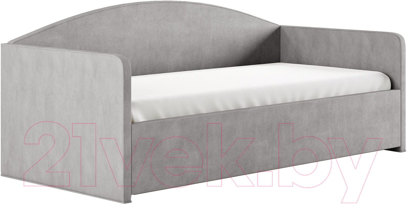 Каркас кровати Сонум Uno 90x200 (замша серый) - фото