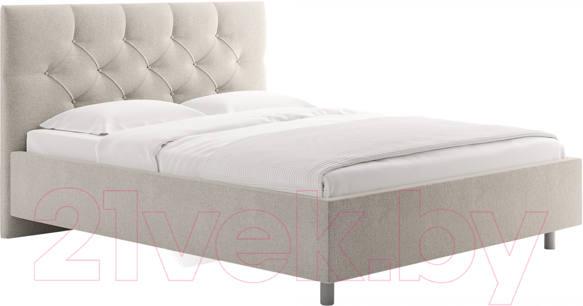 Каркас кровати Сонум Bari 90x200 (рогожка песочный) - фото