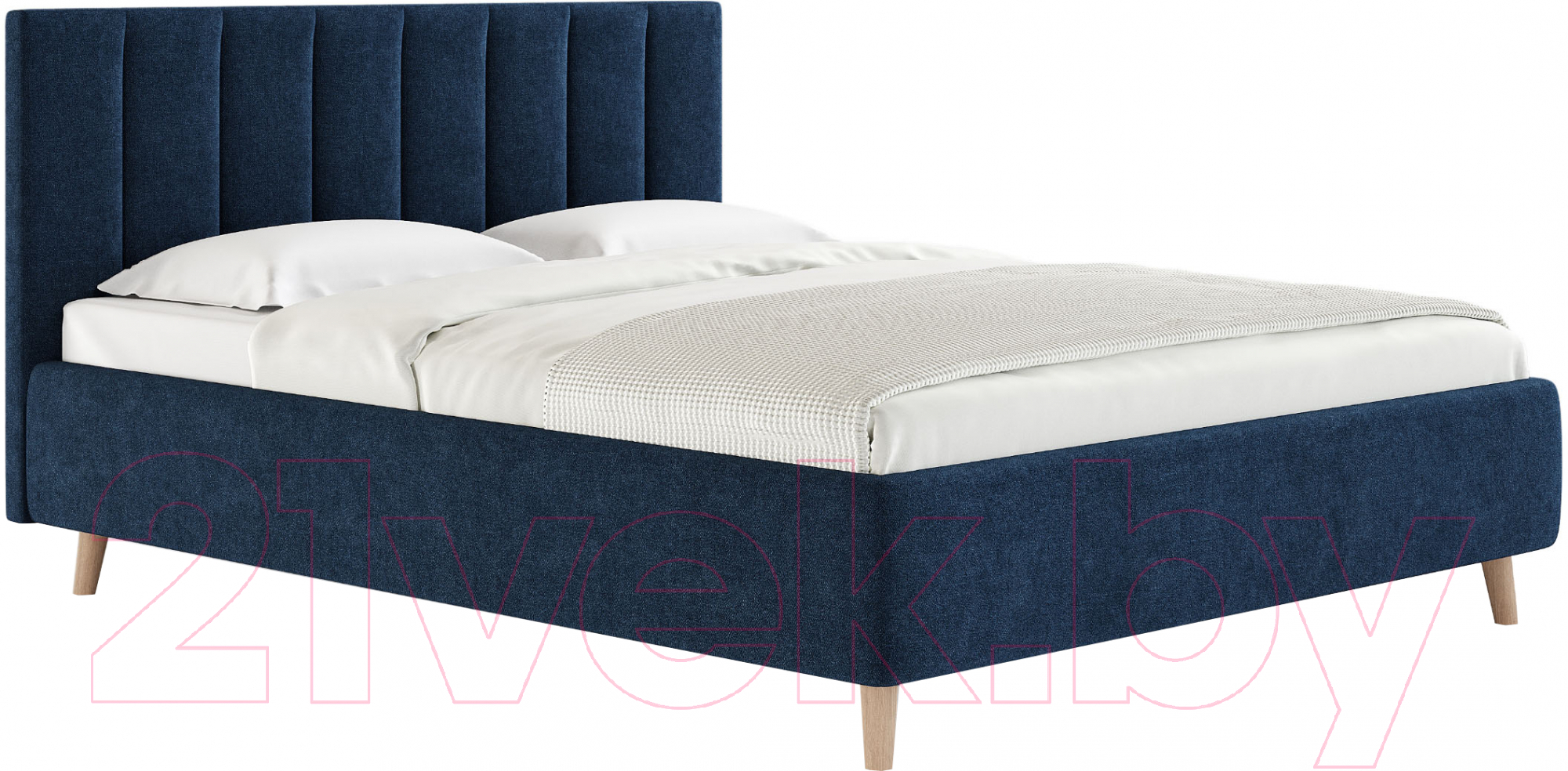 Каркас кровати Сонум Alma 160x200 (рогожка деним) - фото