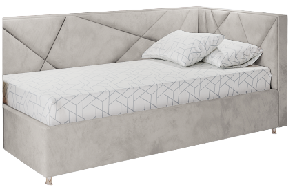 Односпальная кровать Elmax Катания 90x200 (Glory 01) - фото