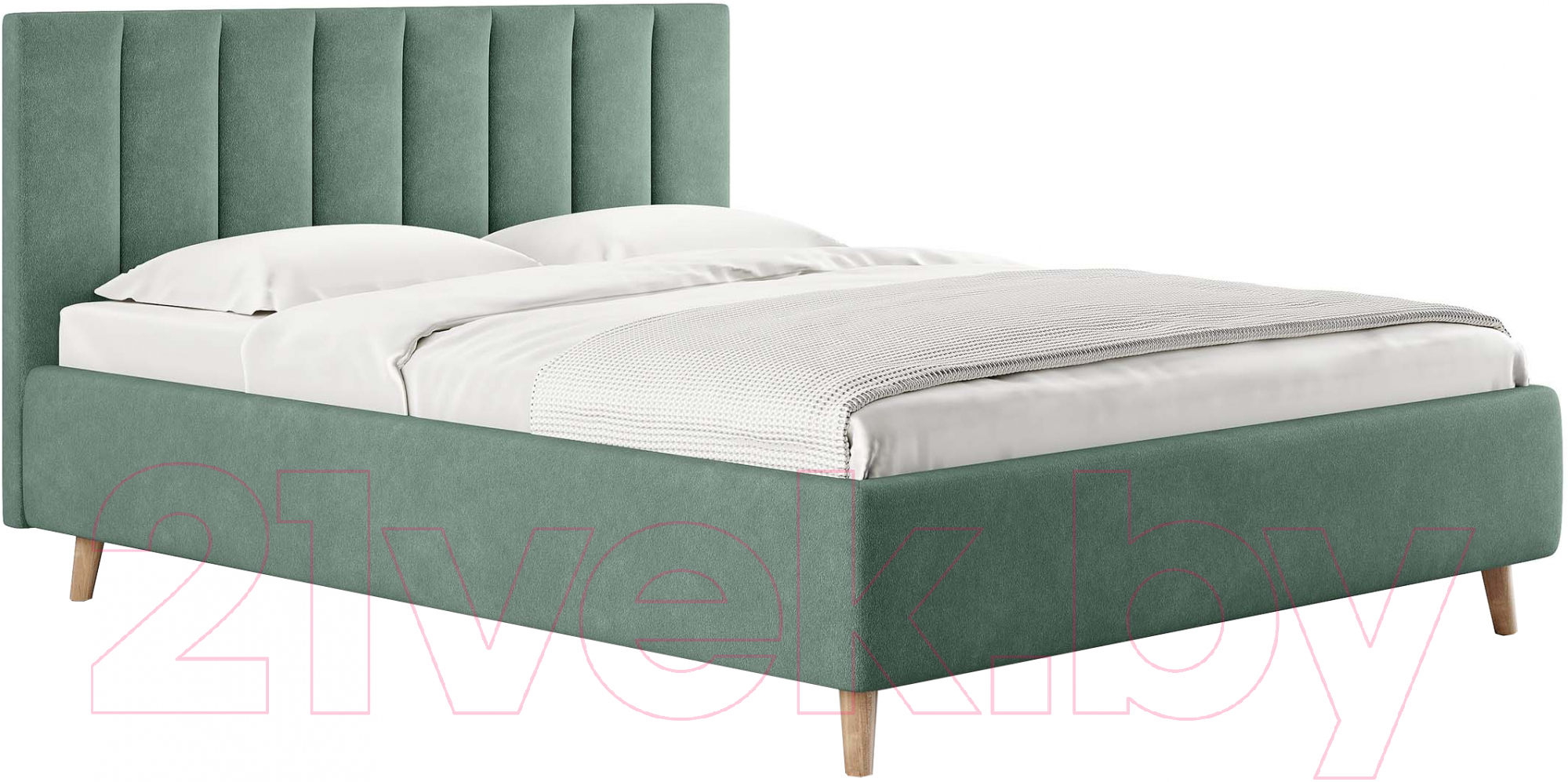 Каркас кровати Сонум Alma 200x200 (эвита мятный) - фото