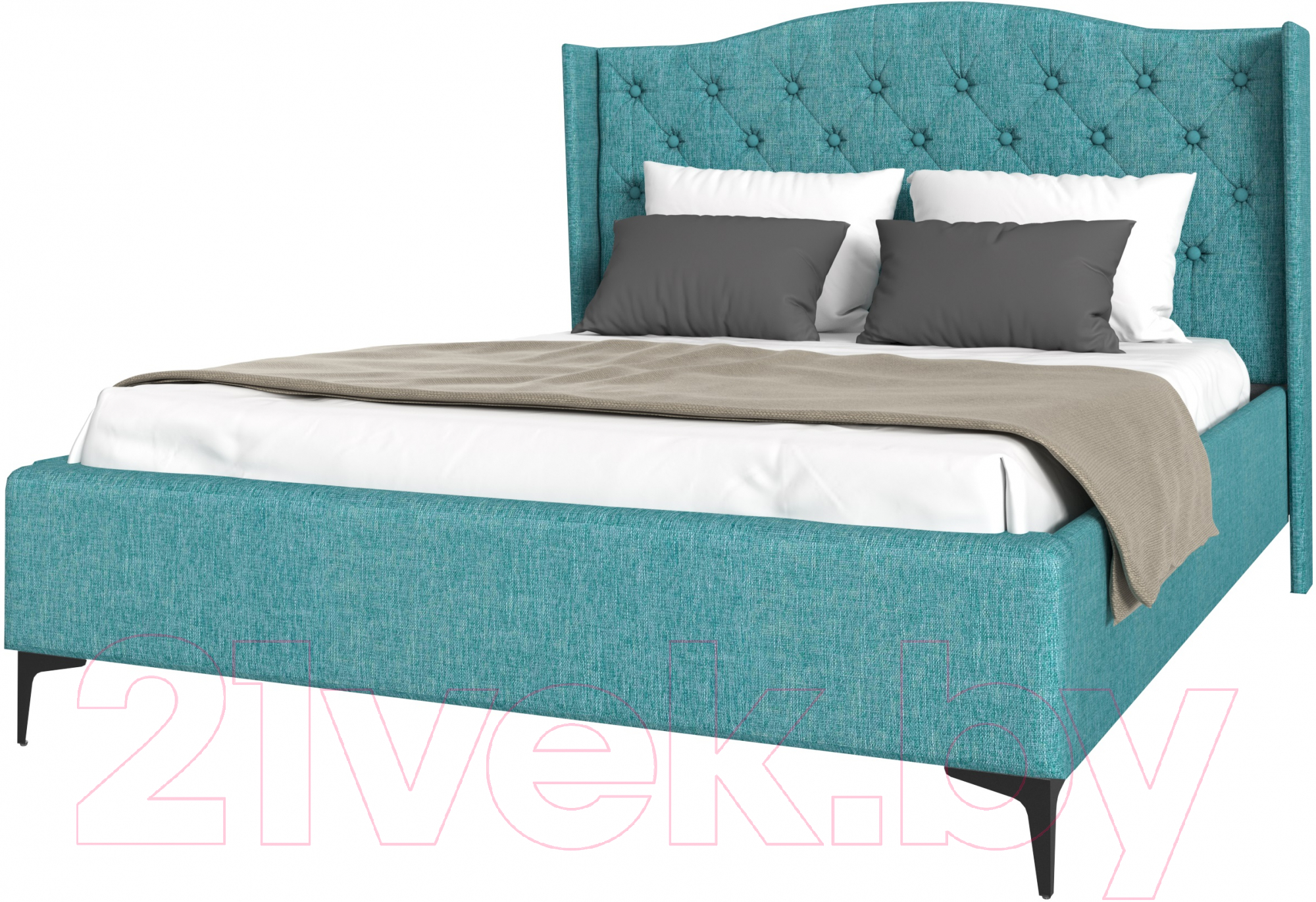 Каркас кровати НК Мебель Tango 140x200 / 72306824 (рогожка мята) - фото