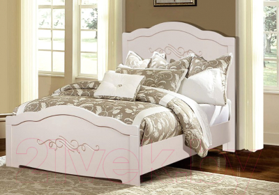 Односпальная кровать ФорестДекоГрупп Ника 90 (светлый)