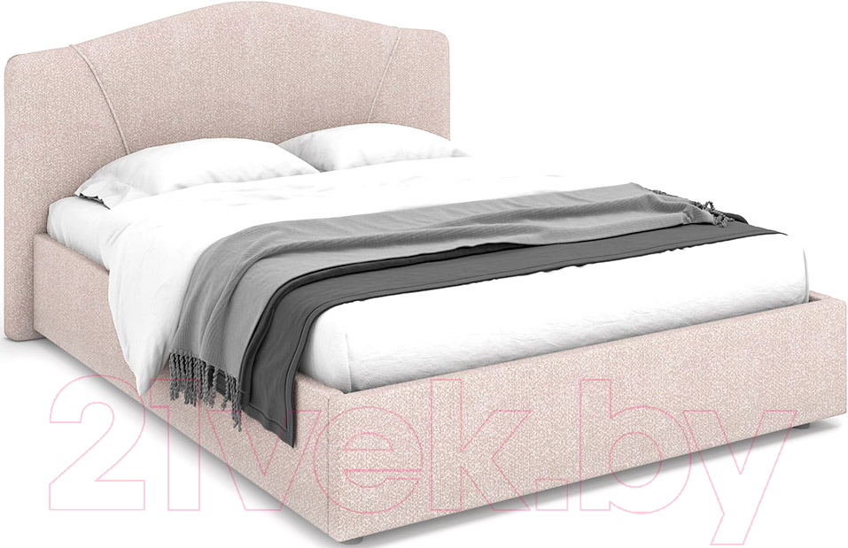 Каркас кровати Rivalli Беатрис 180x200 (Buckle White) - фото