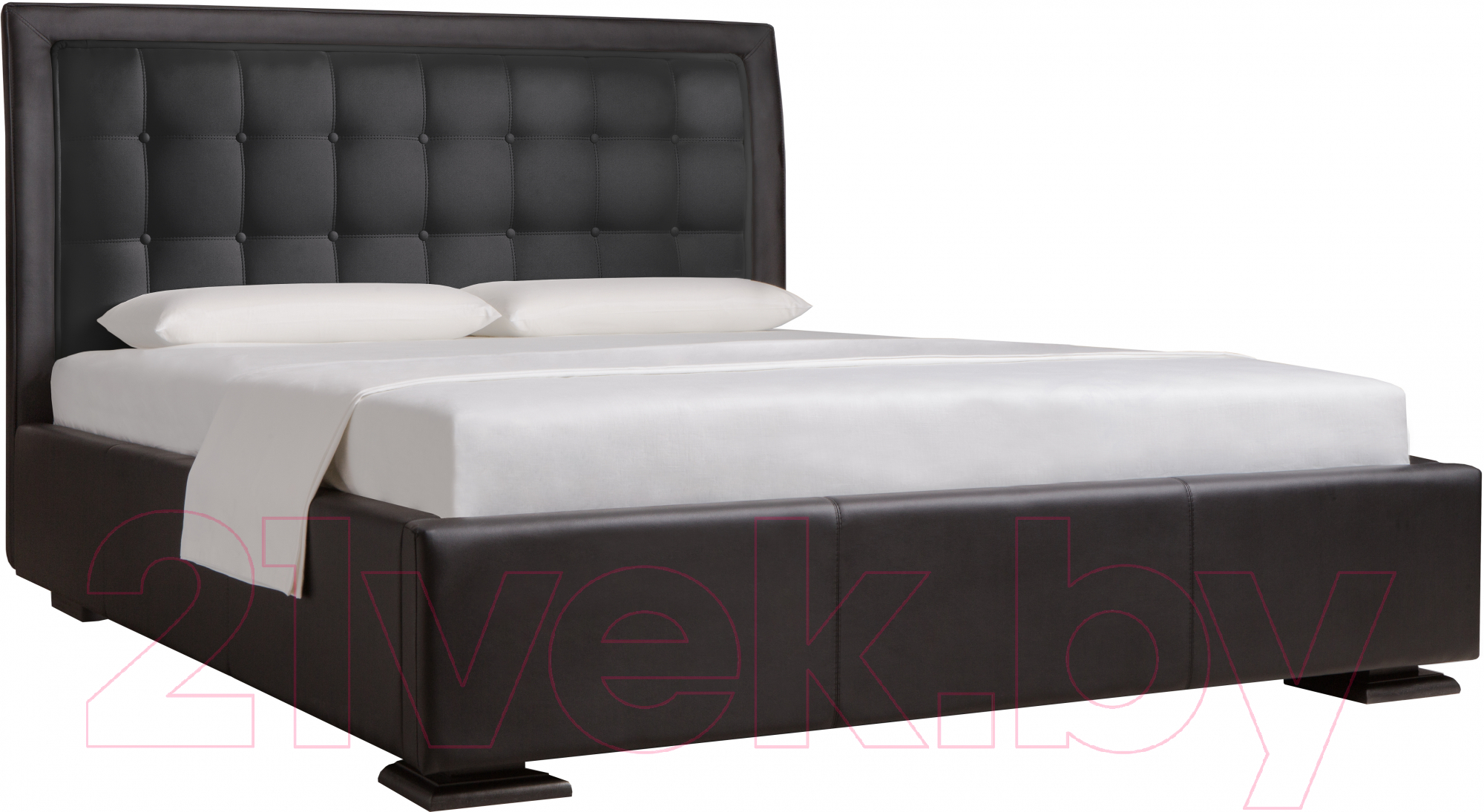 Двуспальная кровать ДеньНочь Реджина KR00-01 180x200 (KeKR01.4/SF11) - фото