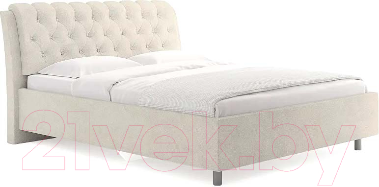 Каркас кровати Сонум Olivia 200x200 (монтего кремовый) - фото