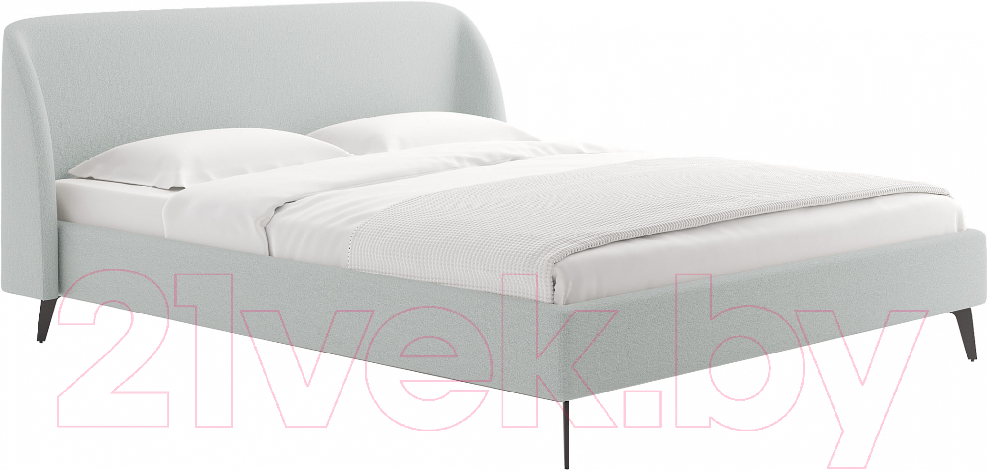 Каркас кровати Сонум Rosa 160x200 (тедди пепельный) - фото