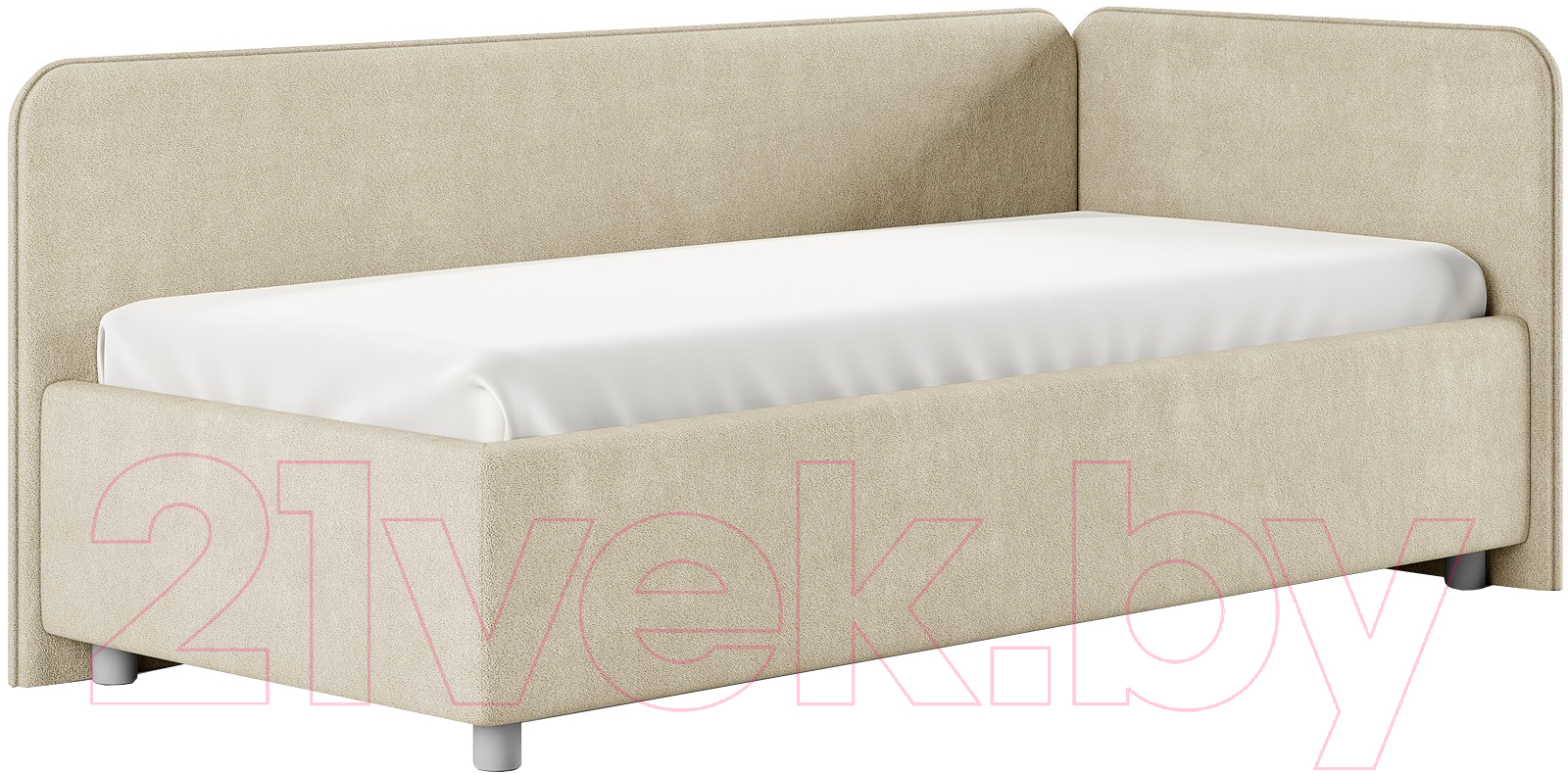 Каркас кровати Сонум Capri R 90x200 (монтего кремовый) - фото