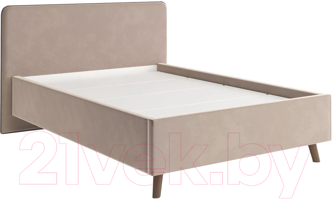 Полуторная кровать Stolline Ванесса 11 140x200 (бежевый) - фото