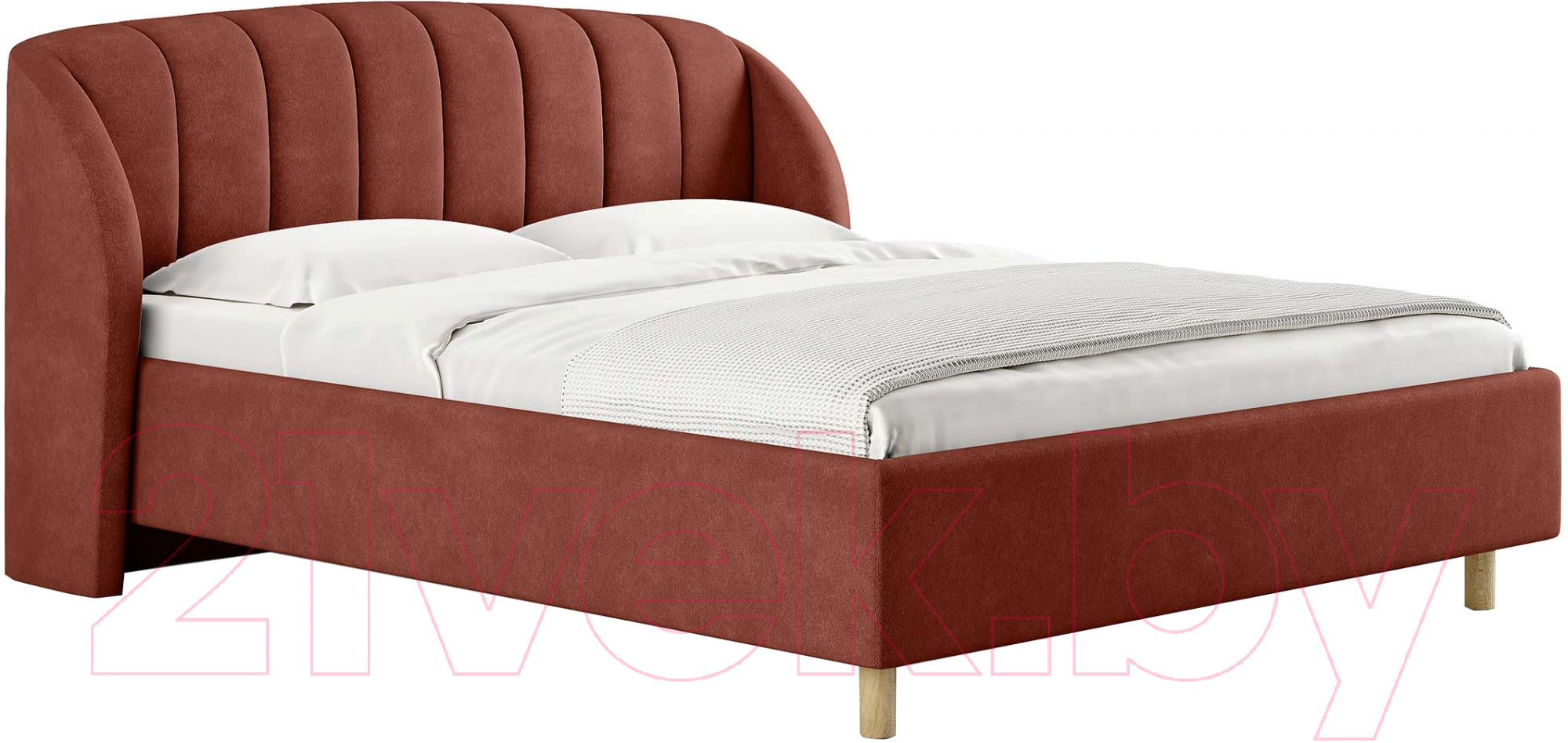 Каркас кровати Сонум Valencia 180x200 (эвита терракотовый) - фото