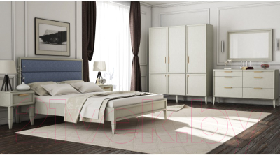 Полуторная кровать Молодечномебель Charlie 1200 ВМФ-1521 (серый агат/Leroy 310)