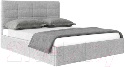 Каркас кровати НК Мебель Соната 140x200 / 72305111 (рогожка серая Md06) - фото