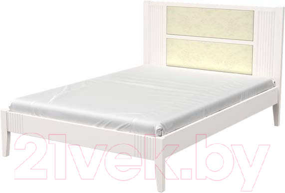 Каркас кровати Bravo Мебель Бетти 160x200 (жемчуг) - фото