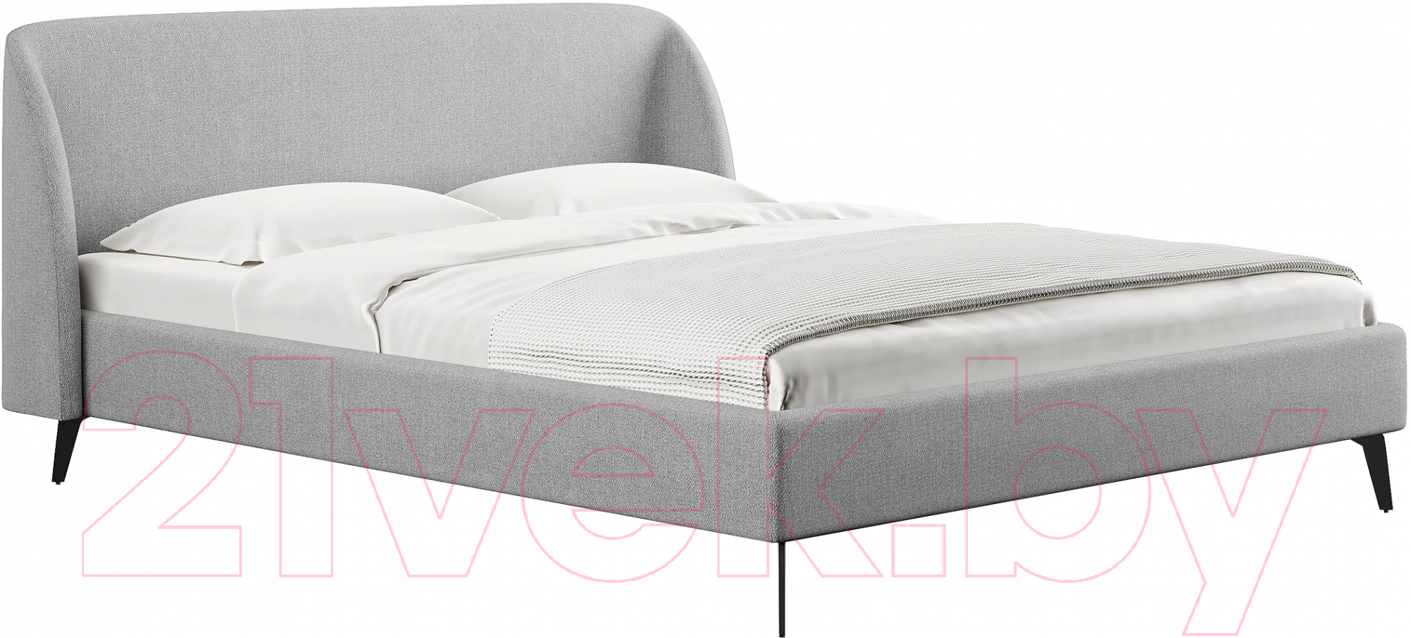 Каркас кровати Сонум Rosa 90x200 (рогожка пепельный) - фото