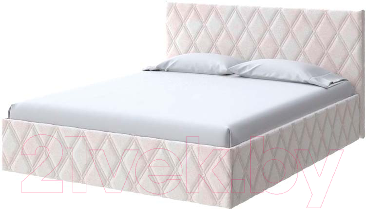 Каркас кровати Proson Fresco Teddy 302 180x200 (жемчужный) - фото