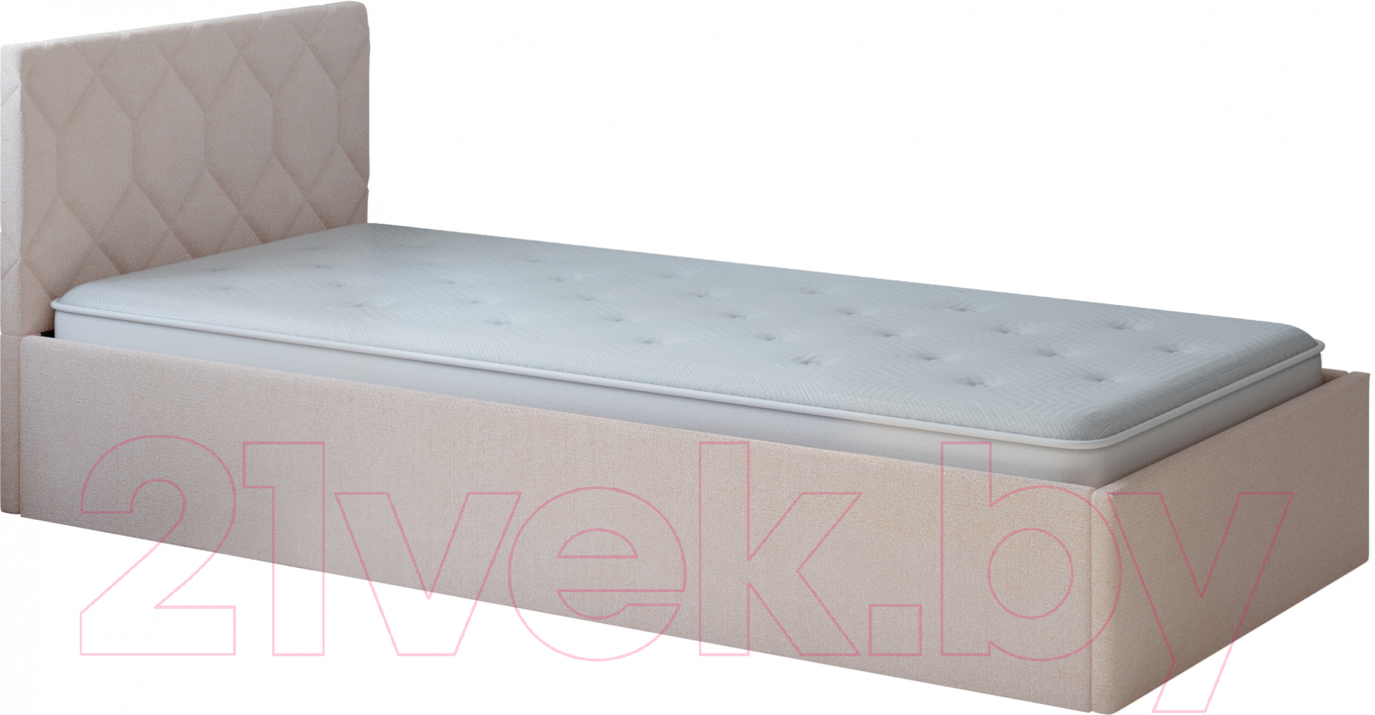 Односпальная кровать Natura Vera Техас с ПМ 90x200 (Omega 03) - фото