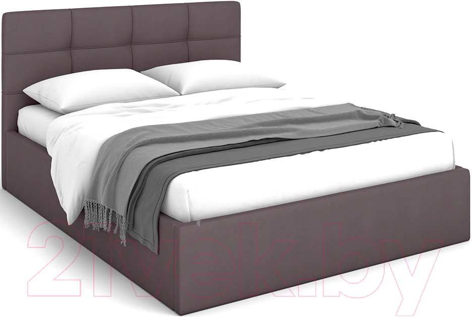 Каркас кровати Rivalli Валери Лайт 160x200 (Newtone Antracite) - фото