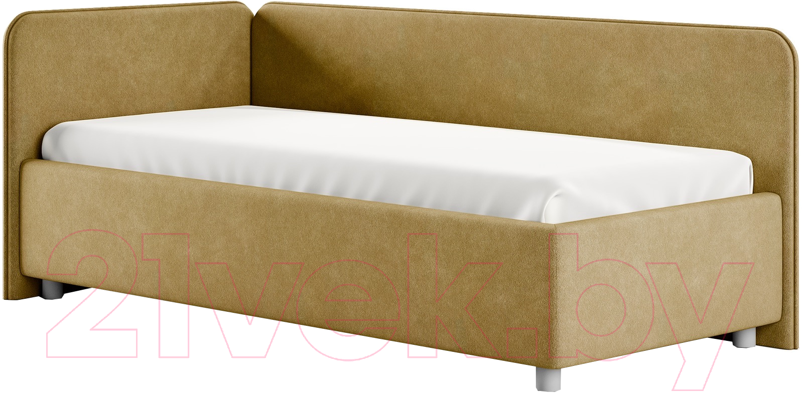 Каркас кровати Сонум Capri L 90x200 (эвита горчичный) - фото