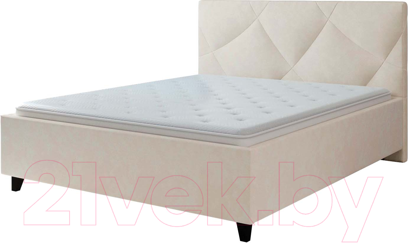 Полуторная кровать Natura Vera Амбер с ПМ 140x200 (Happy 102) - фото