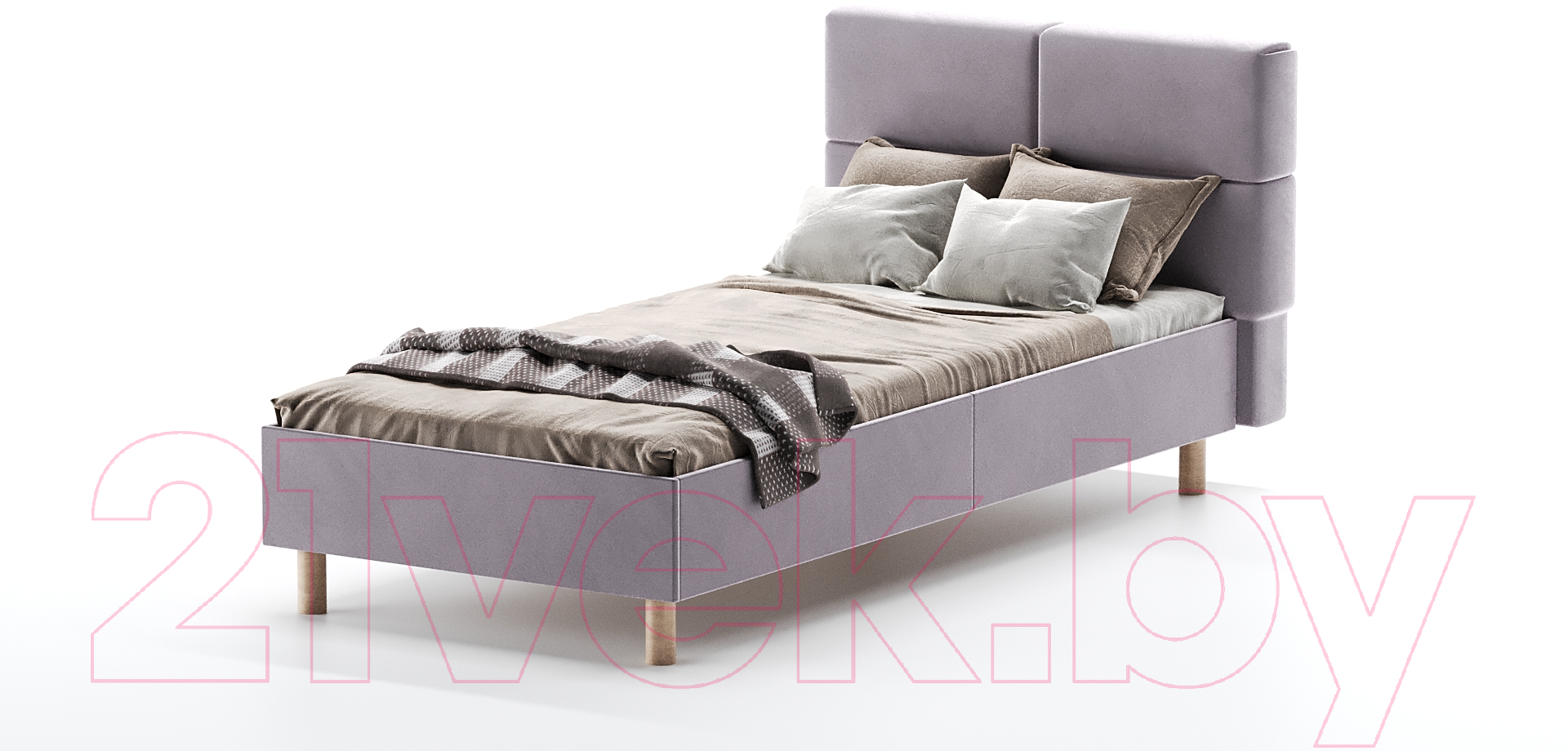 Односпальная кровать Mio Tesoro Letto 90x200 (1190 Велутто 09) - фото