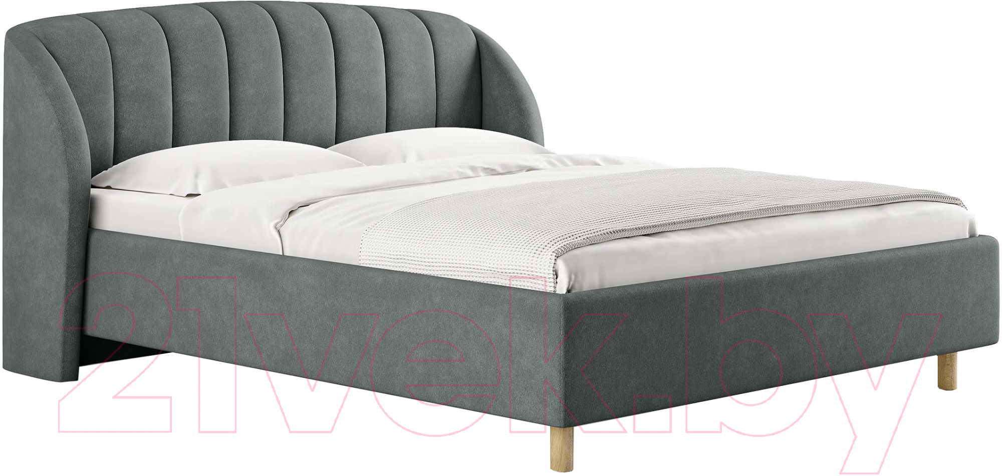 Каркас кровати Сонум Valencia 160x200 (эвита серый) - фото