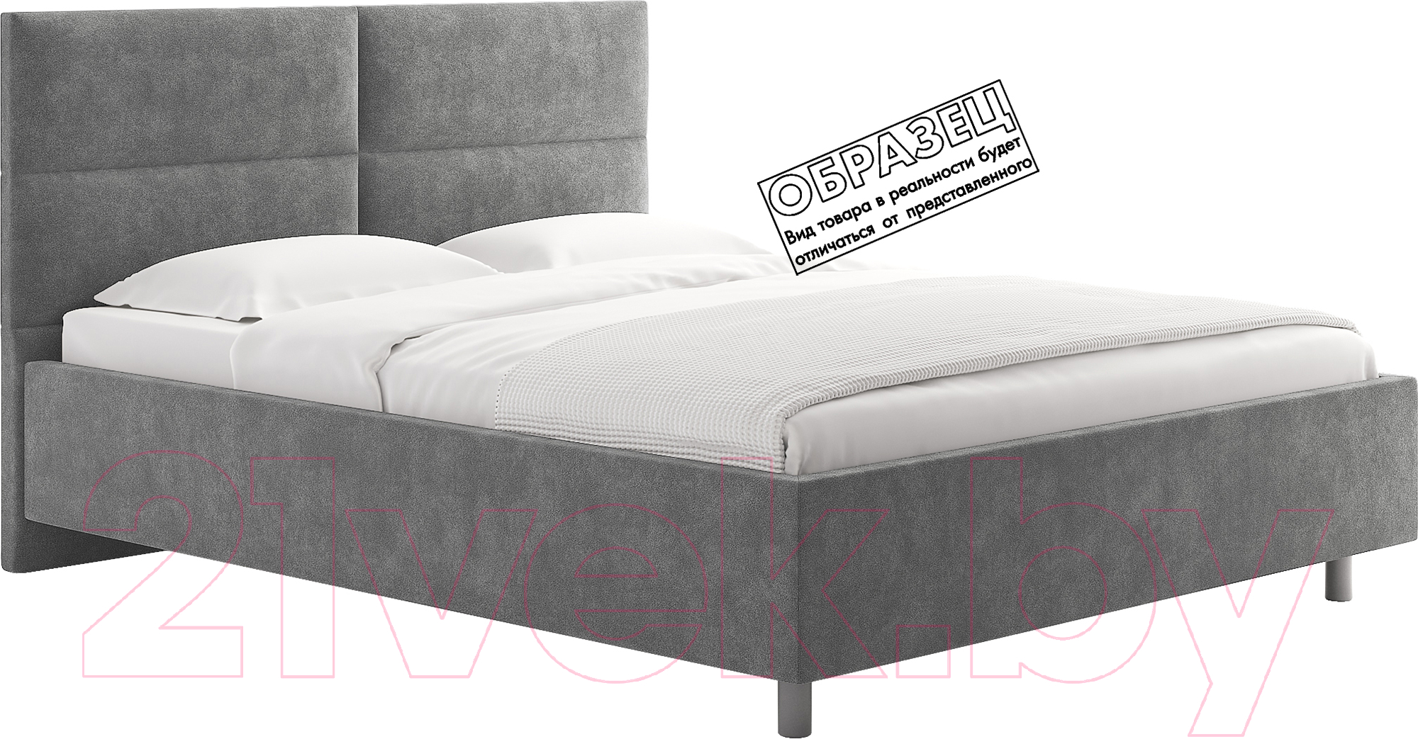 Каркас кровати Сонум Omega 90x200 (фултон серый) - фото