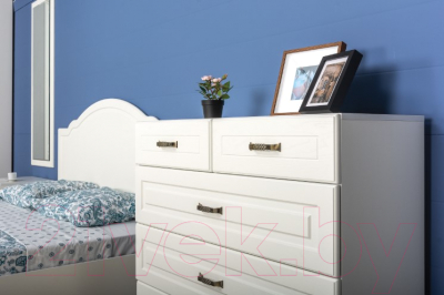 Каркас кровати Mobi Ливерпуль 11.08 (белый/ясень ваниль)