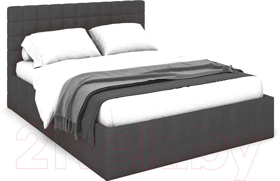 Каркас кровати Rivalli Ребекка 160x200 (Runa Grey) - фото