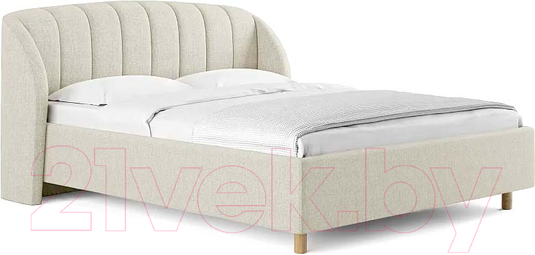 Каркас кровати Сонум Valencia 200x200 (кашемир латте) - фото