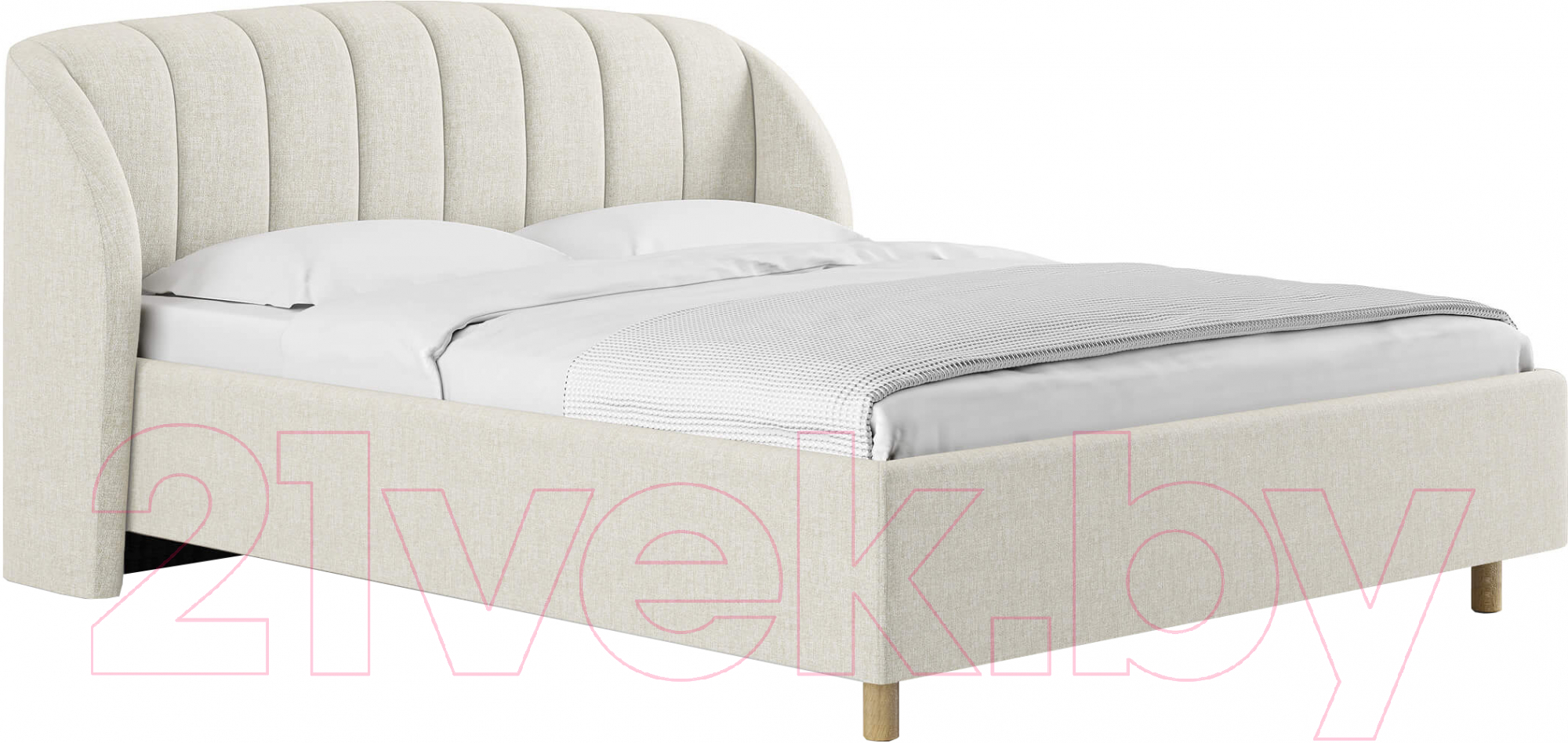 Каркас кровати Сонум Valencia 160x200 (кашемир бежевый) - фото