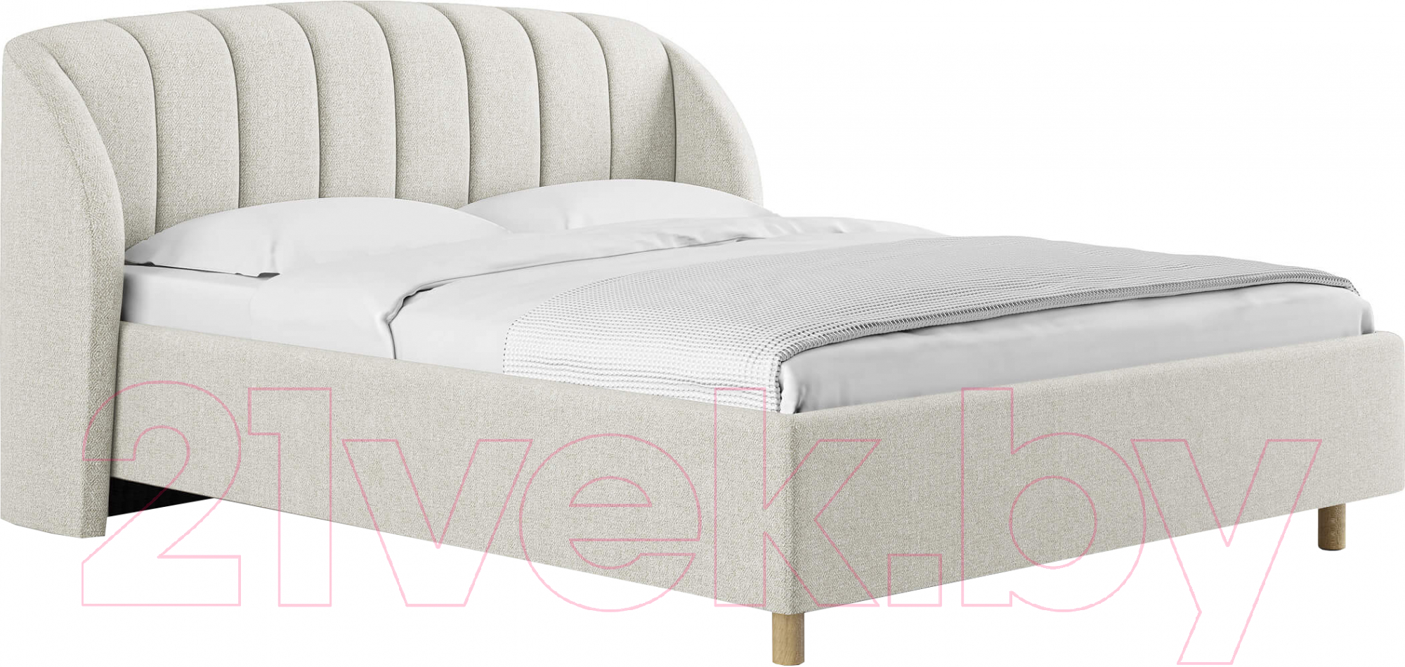 Каркас кровати Сонум Valencia 160x200 (рогожка льняной) - фото