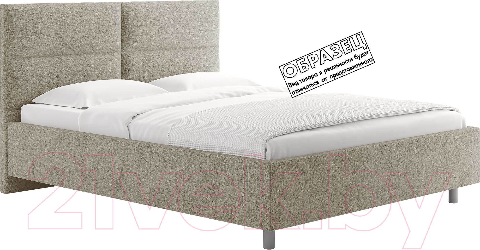 Каркас кровати Сонум Omega 90x200 (кашемир бежевый) - фото