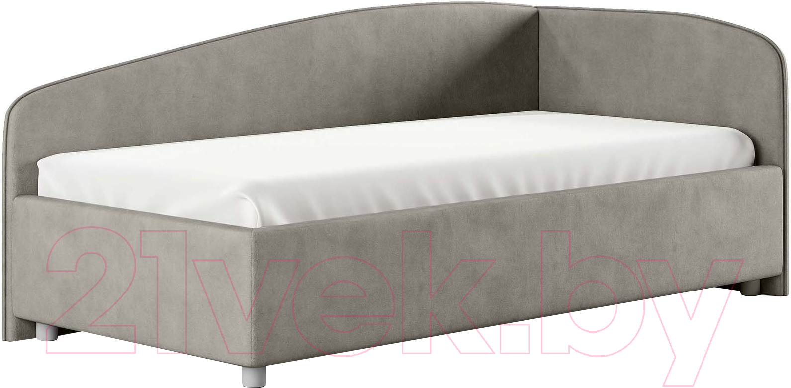 Каркас кровати Сонум Paola R 90x200 (замша бежевый) - фото