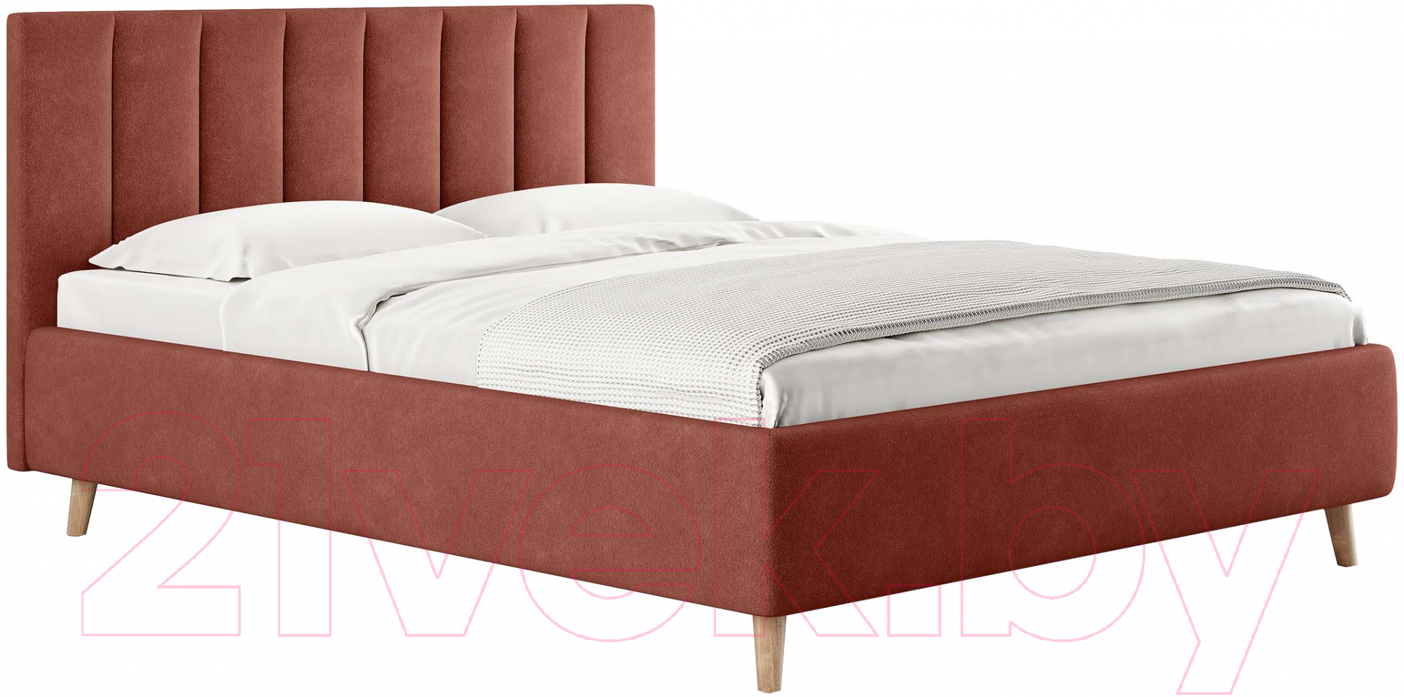 Каркас кровати Сонум Alma 160x200 (эвита терракотовый) - фото