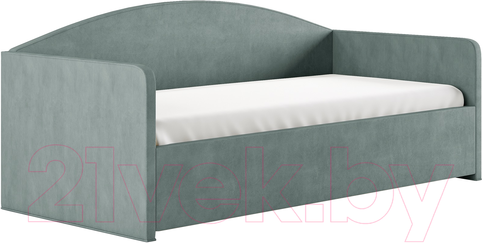 Каркас кровати Сонум Uno 90x200 (замша мятный) - фото