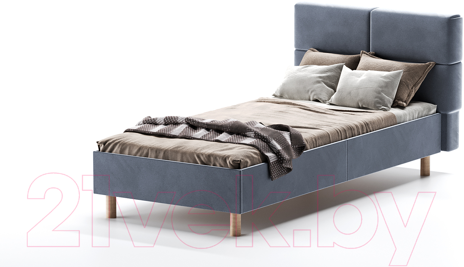 Односпальная кровать Mio Tesoro Letto 90x200 (906 Велутто 32) - фото