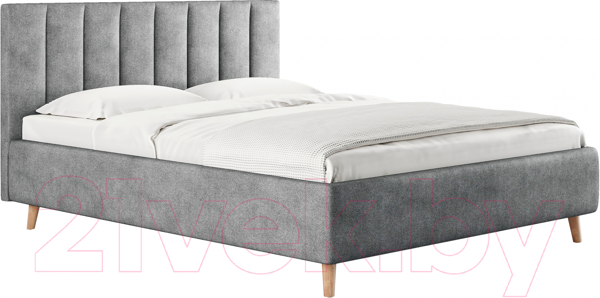 Каркас кровати Сонум Alma 200x200 (фултон серый) - фото